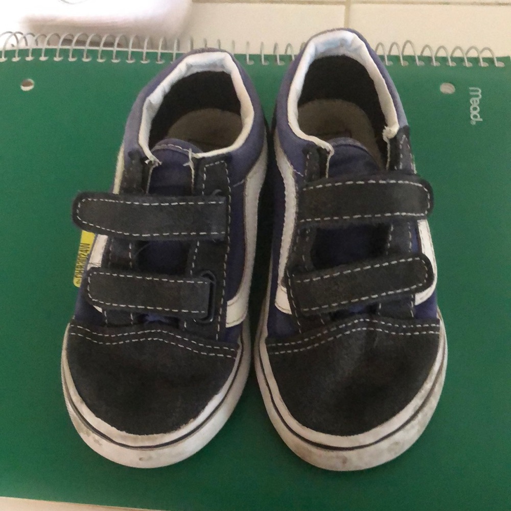 VAN 9.5C NAVY BLUE/ WHITE